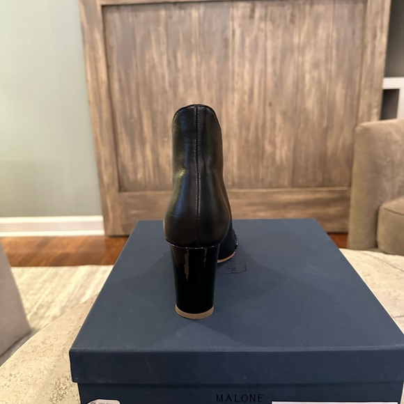 Malone Souliers black bootie worn once 6.5 they run a half size small ! - Picture 6 of 11